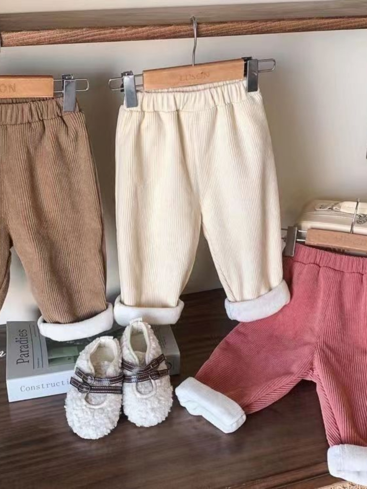 Corduroy Pant Warm - Autumn Winter Fleece Lined Corduroy Straight