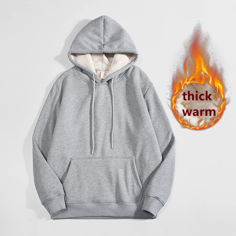 High Quality Gray Thicken Flee - Sherpa Hoodie Fleece recension och pris