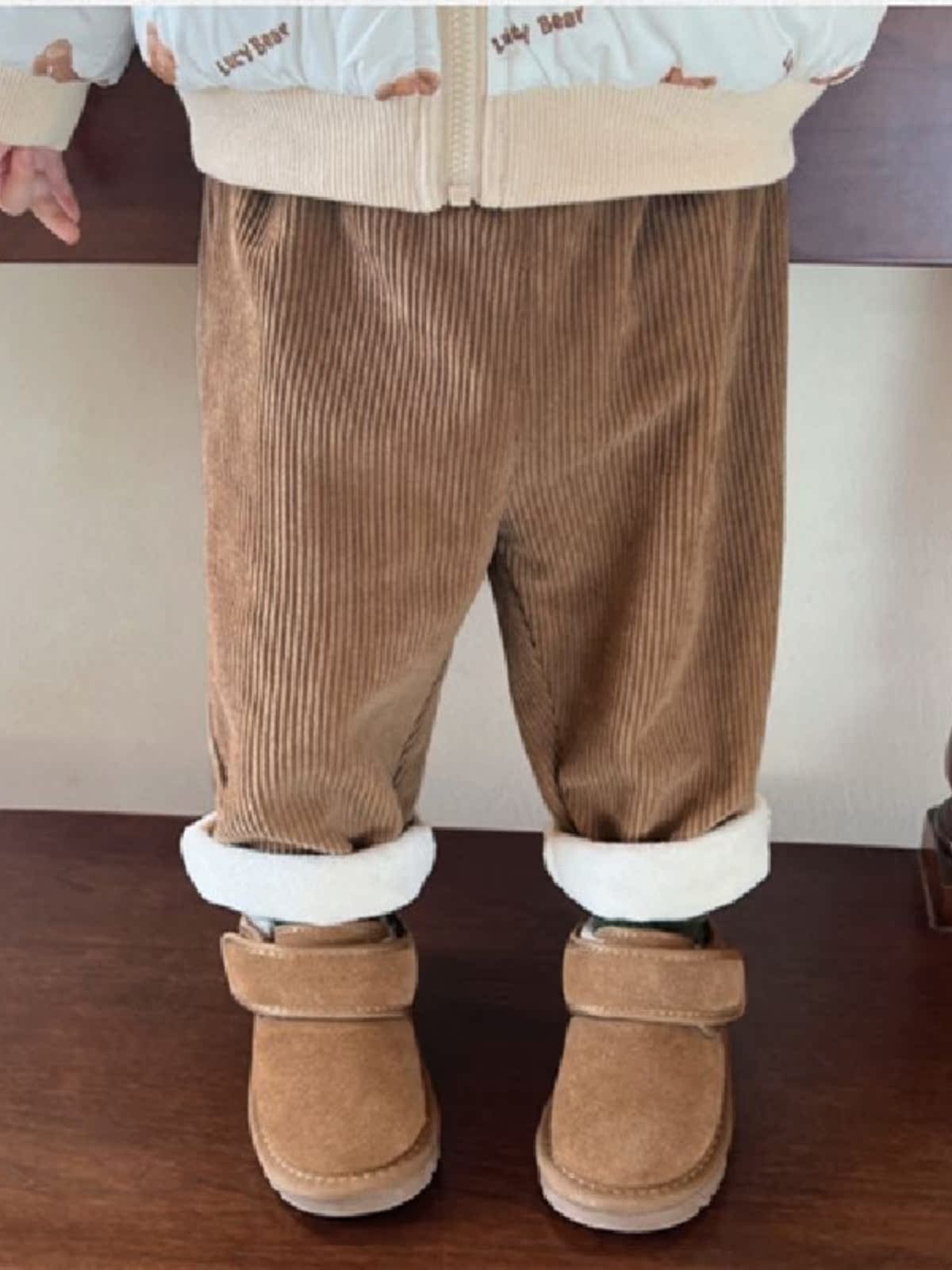 Autumn Winter Fleece Lined Cor - Corduroy Pant Warm recension och pris