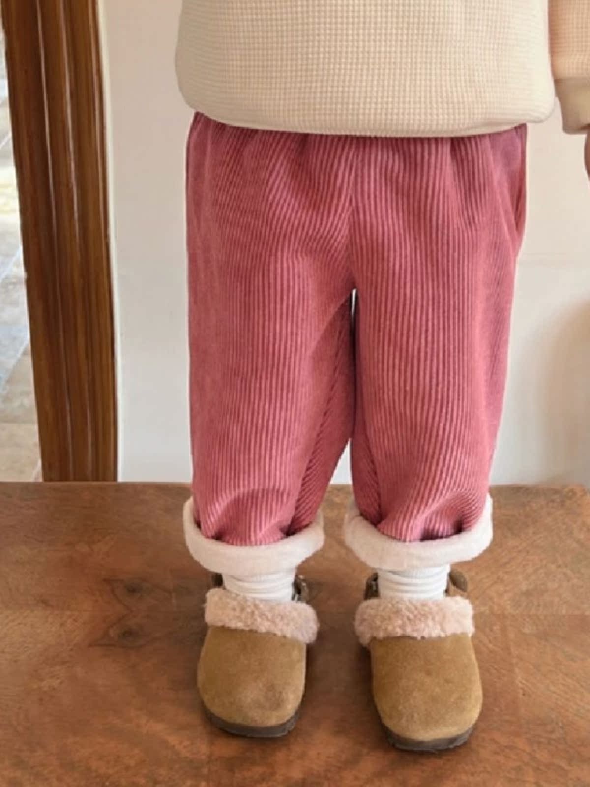 Autumn Winter Fleece Lined Cor - Corduroy Pant Warm recension och pris