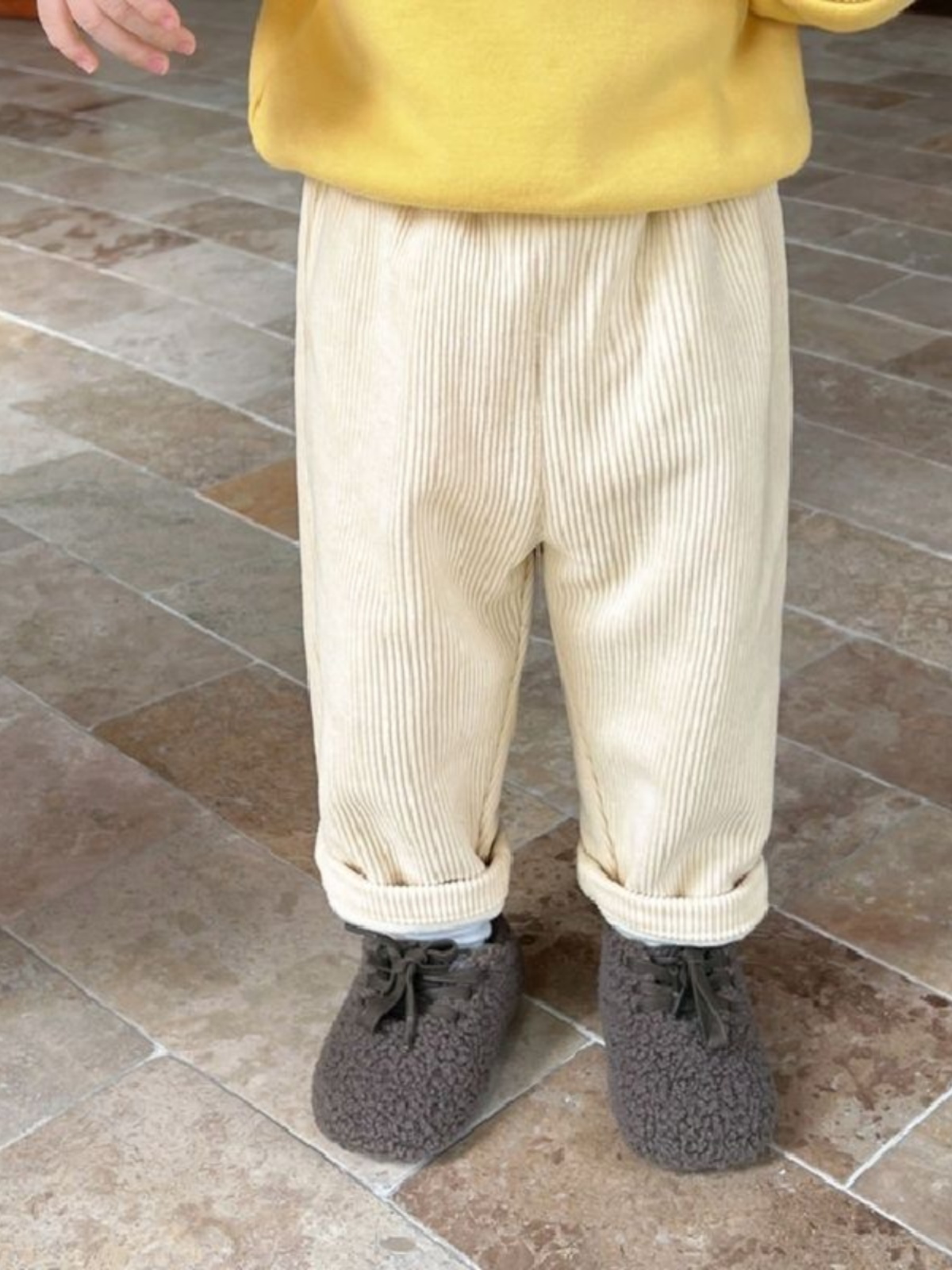 Autumn Winter Fleece Lined Cor - Corduroy Pant Warm recension och pris