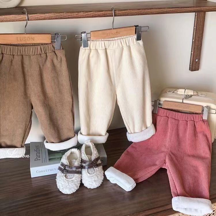 Autumn Winter Children Clothes - Corduroy Pant Warm recension och pris