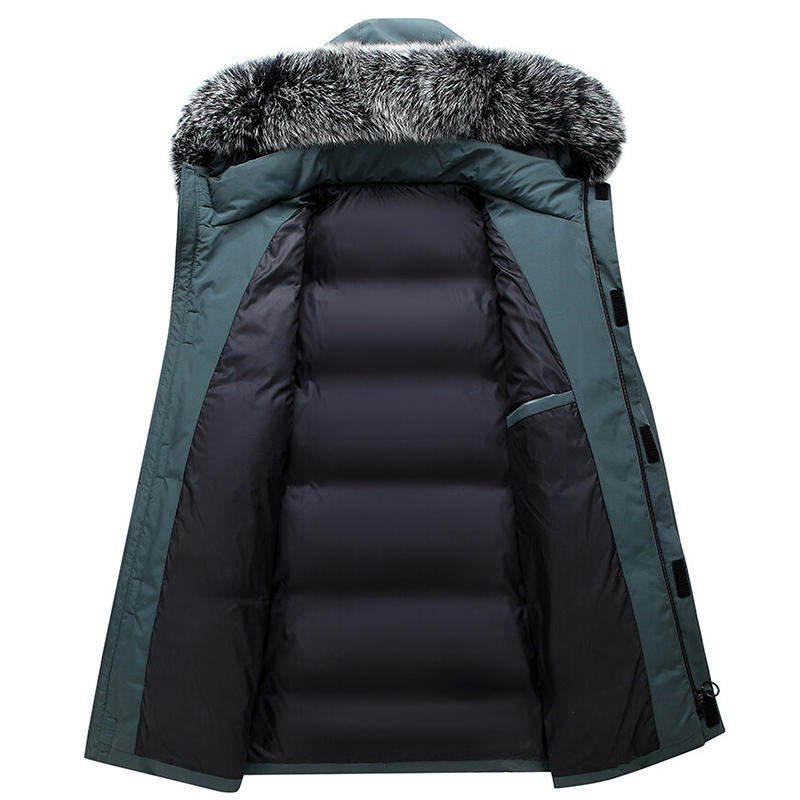 Autumn Winter Men Windproof Do - Down Jacket Packable recension och pris