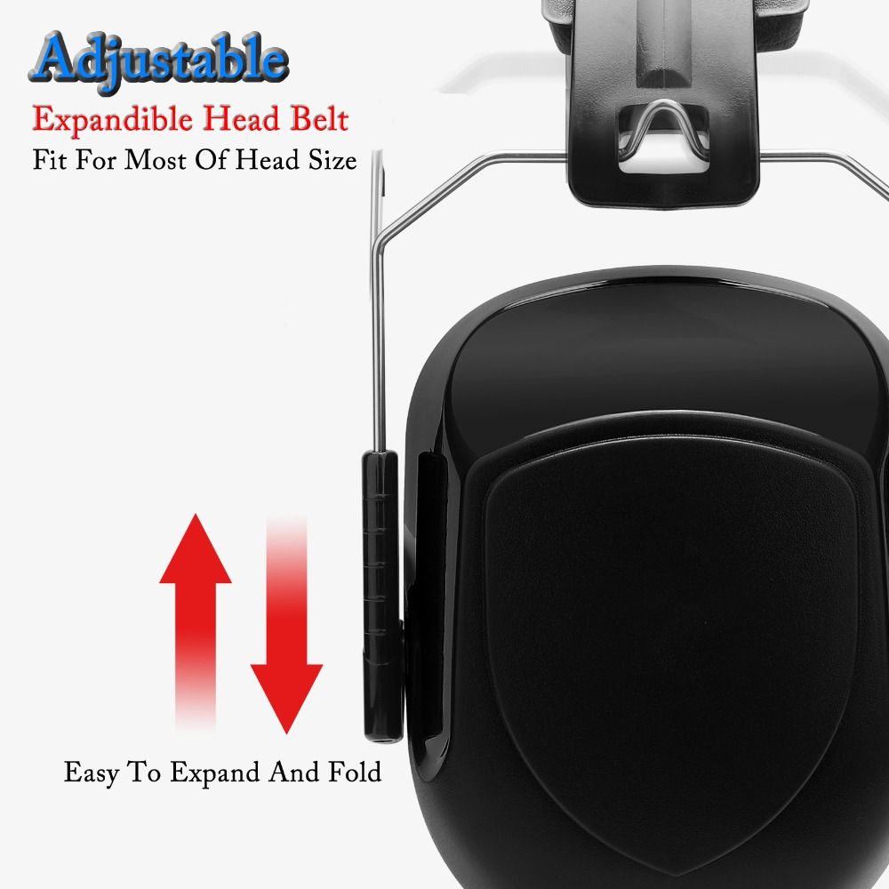 SNR-34dB Adjustable Head Earmu - Earmuffs Foldable recension och pris