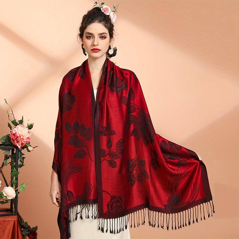 Tassel Blanket Design Thick Pa - Cashmere Pashmina Wrap recension och pris