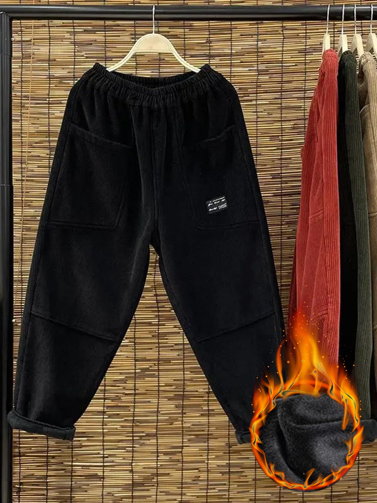 Casual Plus Velvet Womens Hare - Corduroy Pant Warm recension och pris