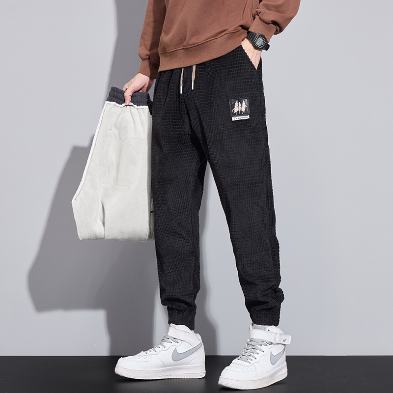Winter Men's Fleece Jogging Pa - Corduroy Pant Warm recension och pris