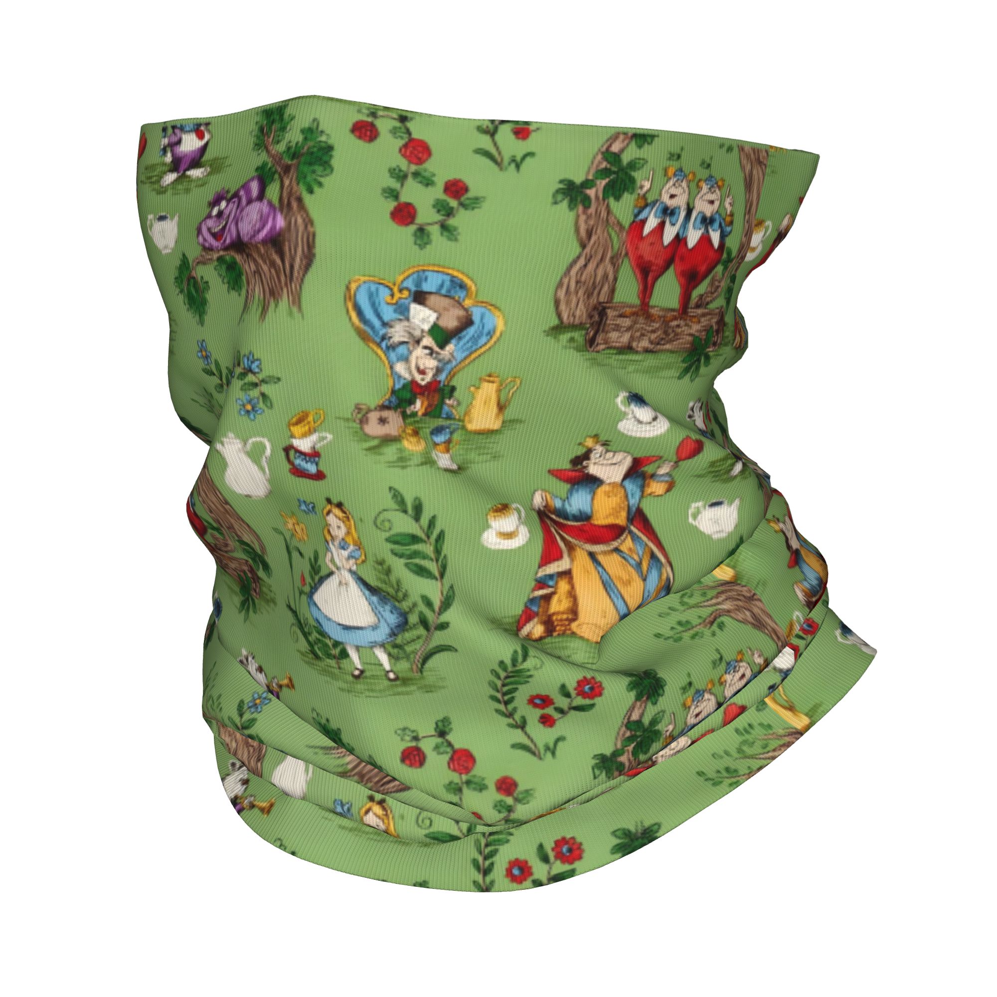 Custom A-Alice in W-Wonderland - Neck Gaiter Fleece recension och pris