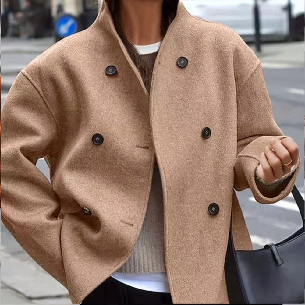 Lady Overcoat Women's Winter C - Wool Coat Peacoat recension och pris