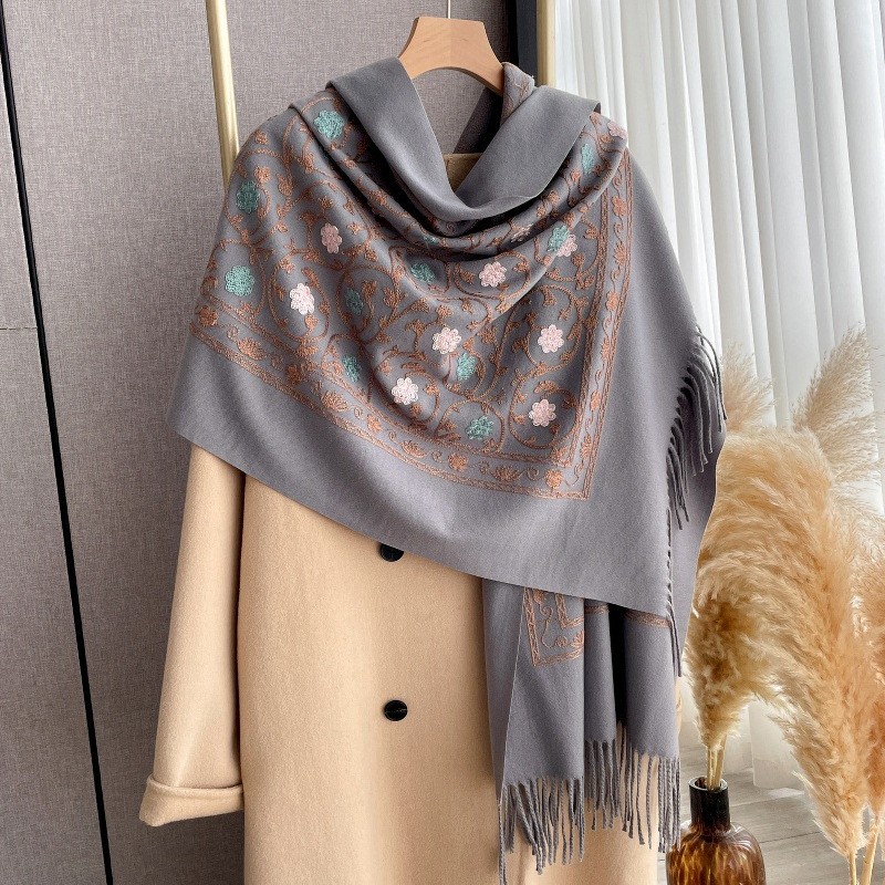 2025 New Embroidery Cashmere S - Cashmere Pashmina Wrap recension och pris