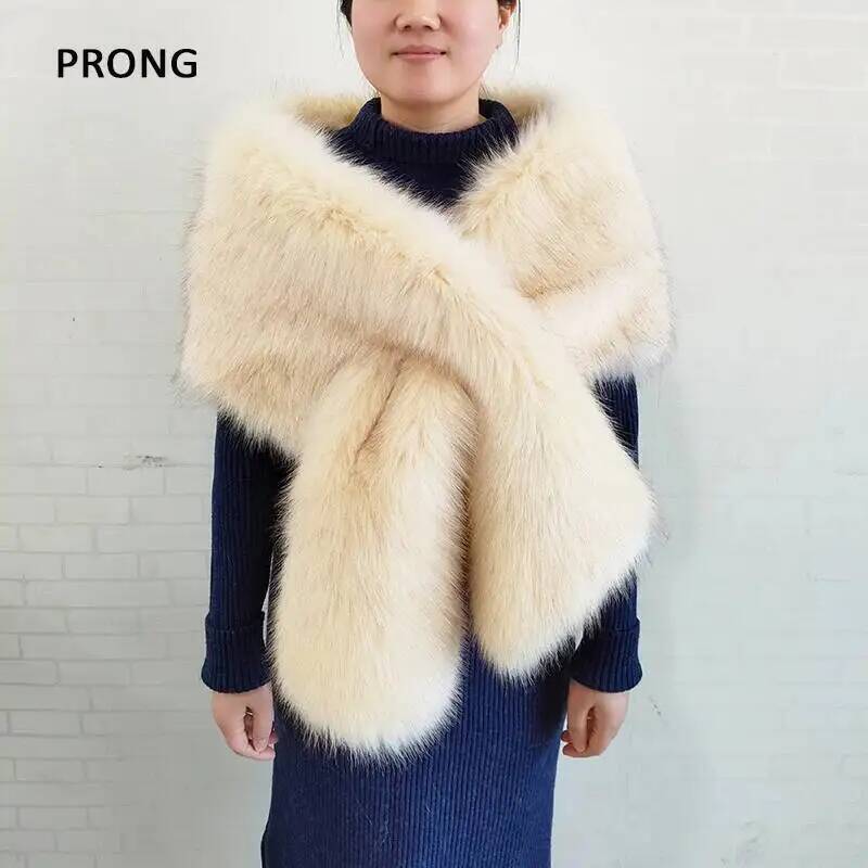 Women Faux Fur Shawls Wraps Wi - Shawl Wrap Winter recension och pris
