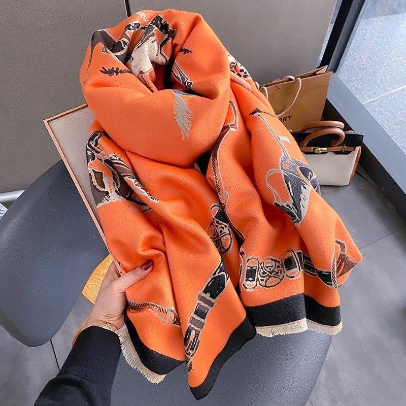 Retro Rider Horse Imitation Ca - Shawl Wrap Winter recension och pris