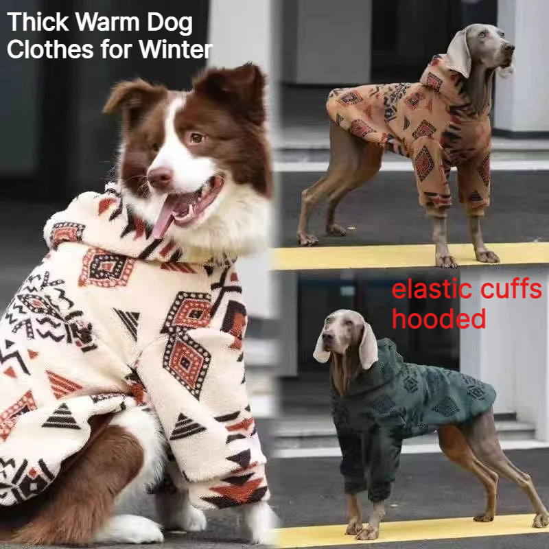 Winter Warm Hooded Dog Coat Sh - Sherpa Hoodie Fleece recension och pris
