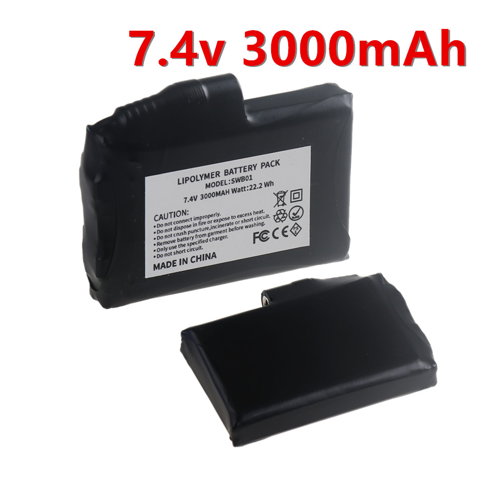 7.4V 3000mah Li-Polymer Batter - Heated Vest Battery recension och pris